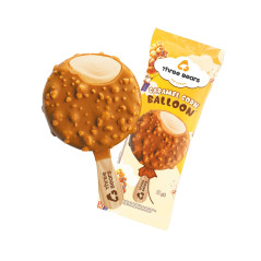 THREE BEARS ICE CREAM CARAMEL CORN BALLOON GLAZE STICK (34X55ML)