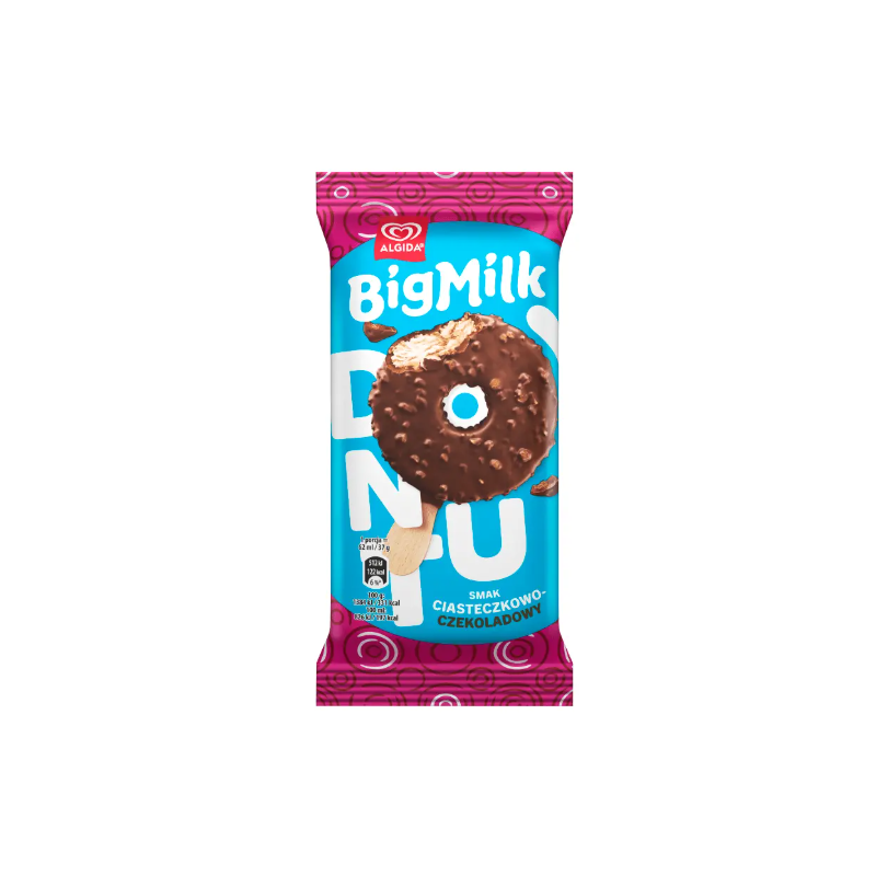 C818 ALGIDA BIG MILK DONUT (28X62ML)