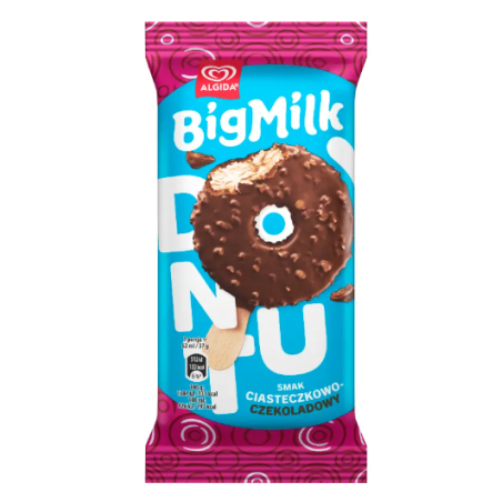 C818 ALGIDA BIG MILK DONUT (28X62ML)