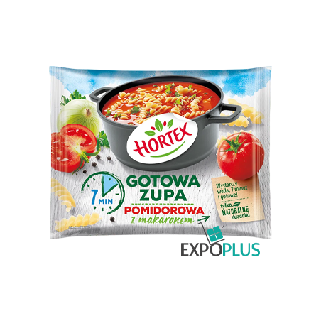 C540 HORTEX GOTOWA ZUPA POMIDOROWA Z MAKARONEM 14X350G