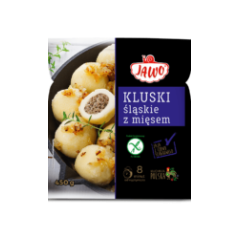 C338 JAWO KLUSKI SLASKIE Z MIESEM (12X450G)