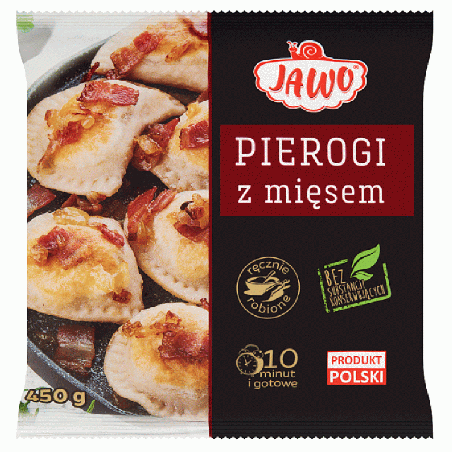 C330 JAWO PIEROGI Z MIESEM  (12X450G)