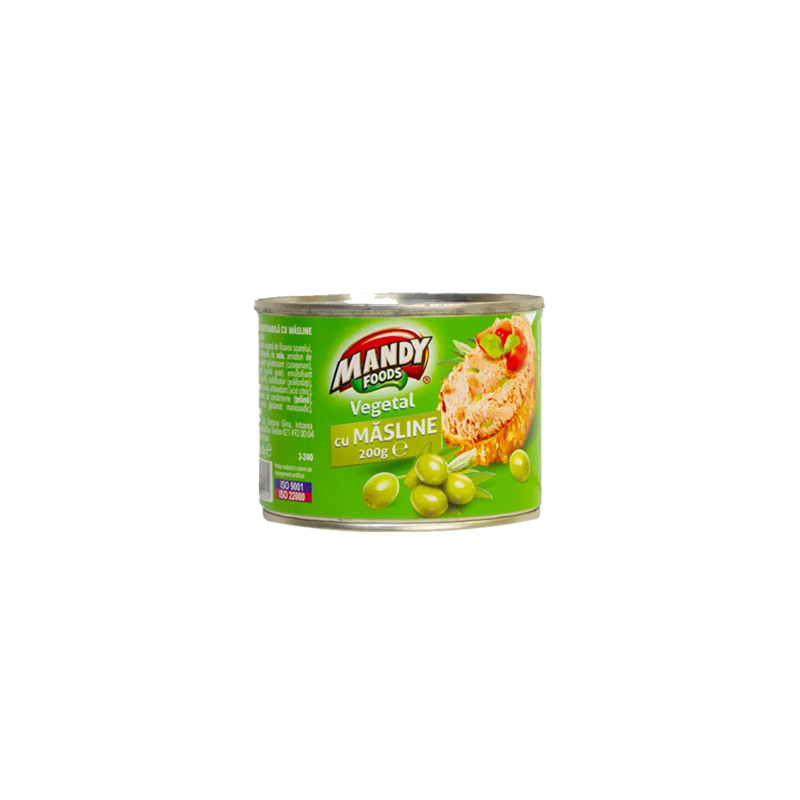 Q294 MANDY VEGETAL CU MASLINE (6X200G)