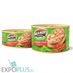 Q010 MANDY FOODS VEGETAL CU ARDEI GRAS (6X120G)