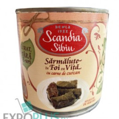 Q046 SC.SIB. SARMALUTE FOI DE VITA CU CARNE DE CURCAN(6X400G