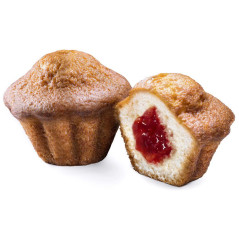 GC CUPCAKE MUFFIN CLASSIC WITH CHERRY FLAVORED FILLING 220G