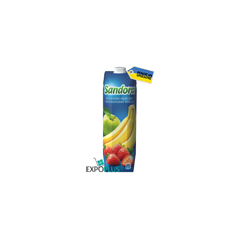 X111 SANDORA BANANA-APPLE-STRAWBERRY NECTAR (10X0.95L)