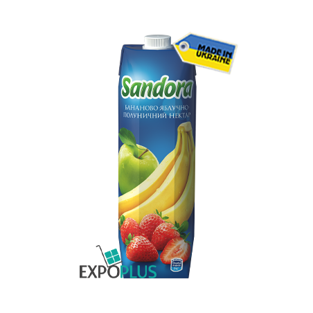 X111 SANDORA BANANA-APPLE-STRAWBERRY NECTAR (10X0.95L)