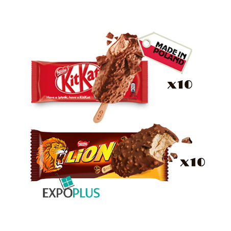 C850 MIX WHS LION(10X90ML)+KITKAT(10X90ML)
