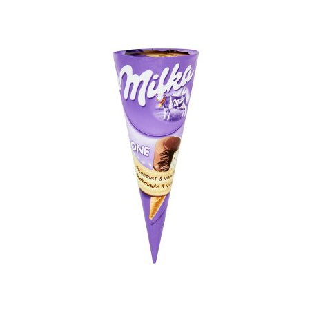 C902 MILKA ROZEK (20X110G) CHOC TOPPED CONE