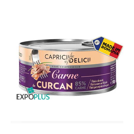 Q386 C&D CARNE CURCAN SUC PROPRIU 85% (6X300G)