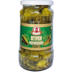 ZHYRNOV PICKLED CUCUMBERS 3-6CM (10X350G)