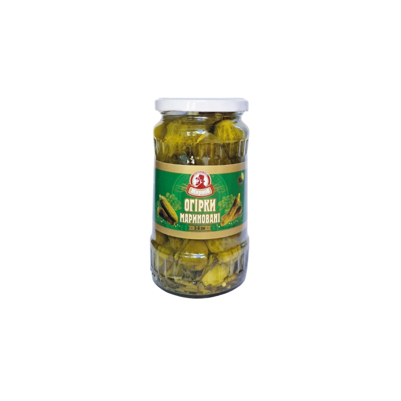 ZHYRNOV PICKLED CUCUMBERS 3-6CM (10X350G)