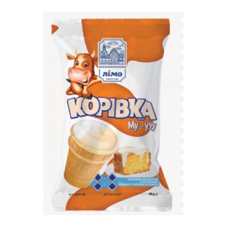 C874 LIMO ICE CREAM KORIVKA MU-UUU WITH FLAVOR CONDENCED MILK(30X60G)