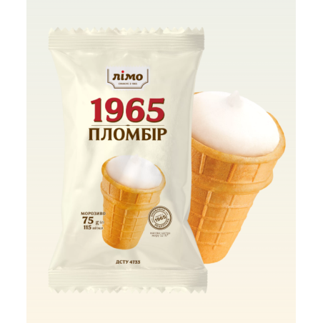 C953 LIMO ICE CREAM PLOMBIR LIMO 1965 IN WAFER CUP (30X65G)