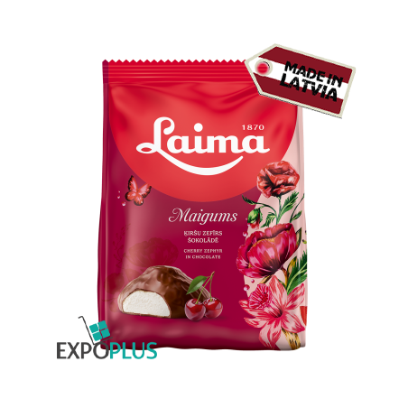 B176 LAIMA MAIGUMS CHERRY ZEPHYR IN CHOCOLATE ( 6X175G)