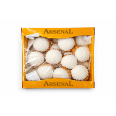M089 ARSENAL SNIEZYNKI LEMON,ORANGE FILLING, COCONUT 6X400G