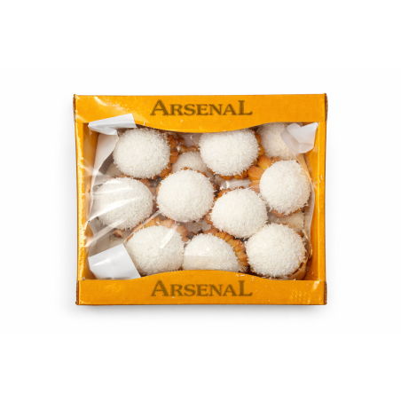 M089 ARSENAL SNIEZYNKI LEMON,ORANGE FILLING, COCONUT 6X400G