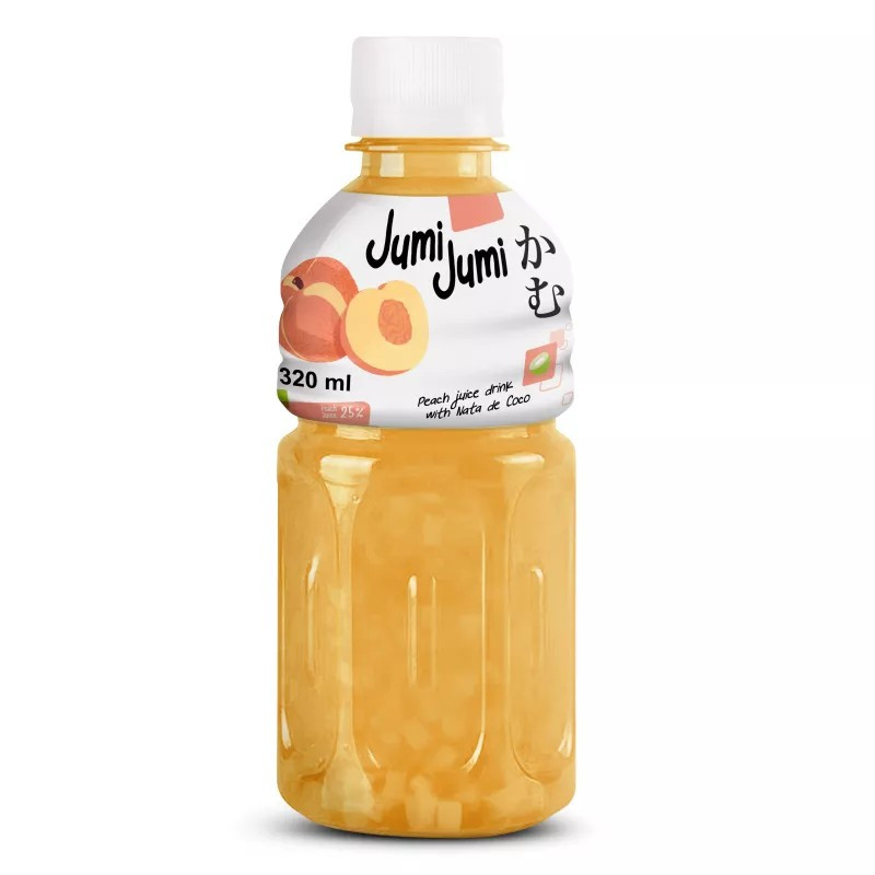 X037 JUMI JUMI DRINK PEACH WITH NATA DE COCO (24X320ML)