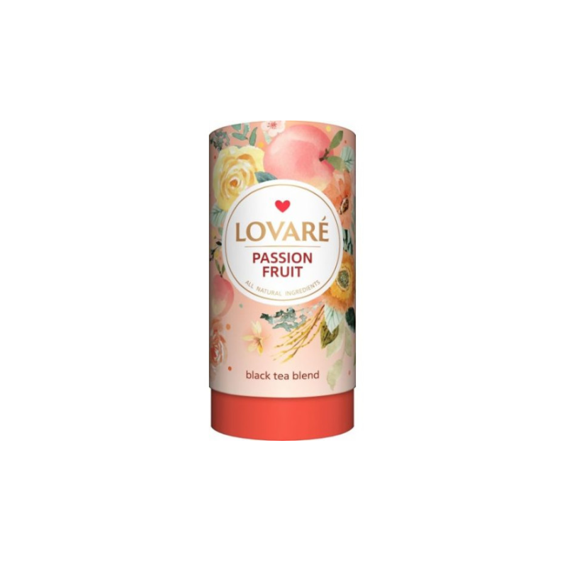 K835 LOVARE TEA BLACK PASSION FRUIT (10X80G)