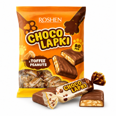 K861 ROSHEN CHOCOLAPKI SWEETS TOFFE IN COCOA (10X500G)
