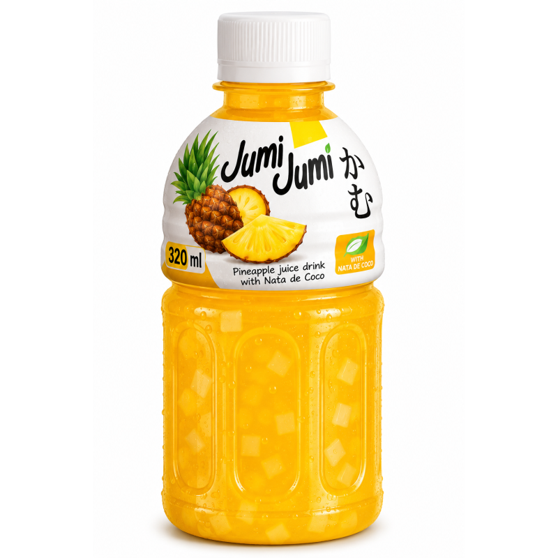 X035 JUMI JUMI DRINK PINEAPLE WITH NATA DE COCO (24X320ML)