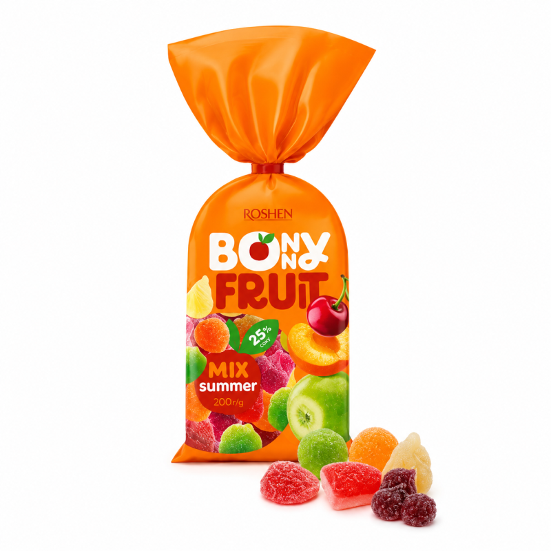 K662 ROSHEN BON BONNY FRUIT SUMMER MIX (18X200G)