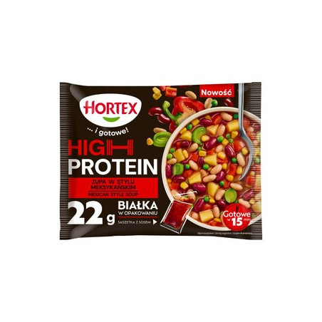 C497 HORTEX WARZYWA CHILI SIN CARNE HIGH PROTEIN 14X450G