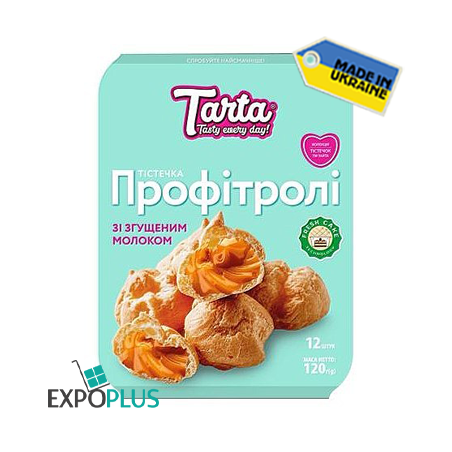 C261 TARTA CAKES PROFITEROLES CONDENSED MILK (8X120G)