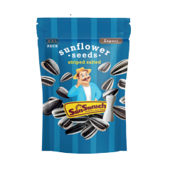 K899 SANSANUCH SUNFLOWER SEEDS SALTES PREMIUM STRIPED (14X250G)