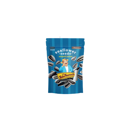 K899 SANSANUCH SUNFLOWER SEEDS SALTES PREMIUM STRIPED (14X250G)