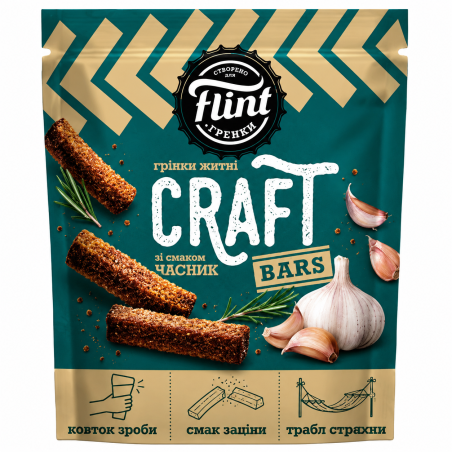 K905 FLINT CRAFT GRENKI GARLIC (8X80G)