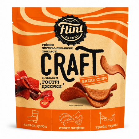 K904 FLINT CRAFT GRENKI SPICY JERKY (8X80G)