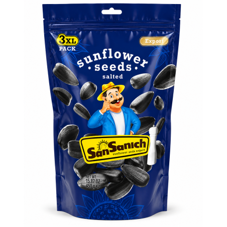 K898 SANSANUCH SUNFLOWER SEEDS SALTED (10X450G)
