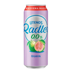 X256 UTENOS RADLER GUAVA NON-ALCOHOLIC (24X0.5L)