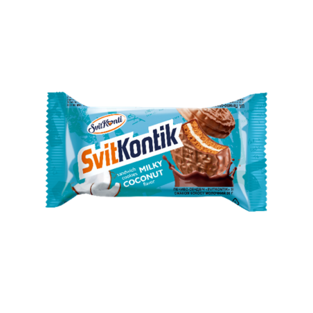 K931 SVIT KONTI MILKY COCONUT FLAVOR SANDWIVH COOKIES (36X90G)