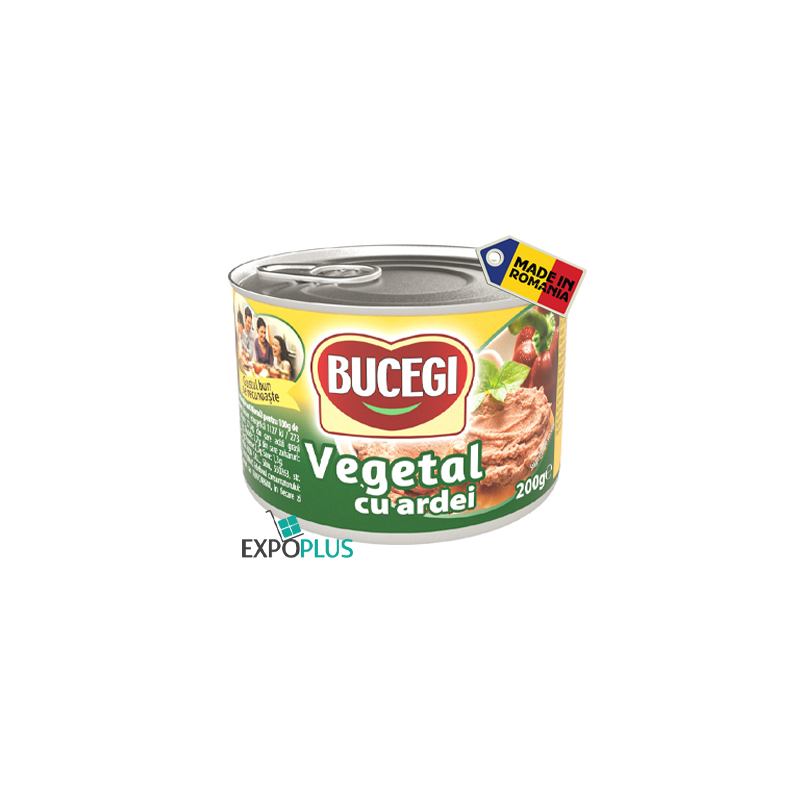 Q193 BUCEGI VEGETARIAN PATE PEPPER/ PASTA ARDEI 48X200G