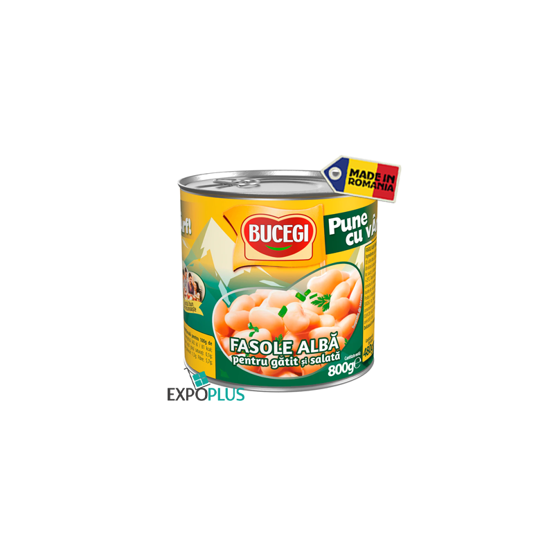 Q196 BUCEGI FASOLE ALBA DE GATIT SI SALATA/WHITE BEAN 6X400G