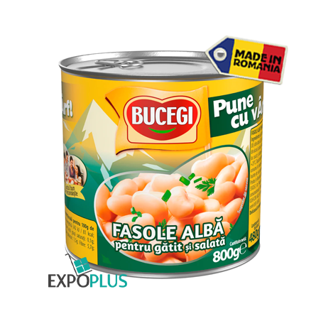 Q196 BUCEGI FASOLE ALBA DE GATIT SI SALATA/WHITE BEAN 6X400G