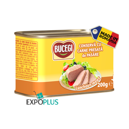 Q192 BUCEGI LUNCHEON MEAT POLTRY/CARNE DE PASARE 6X200G
