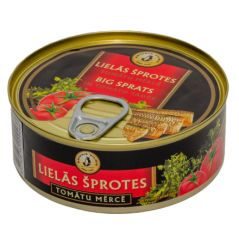 B343 BV BIG SPRAT IN TOMATO SAUCE (24X240G)