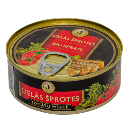 B343 BV BIG SPRAT IN TOMATO SAUCE (24X240G)