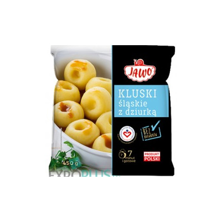 C344 JAWO KLUSKI Z DZIURKA (12X450G)