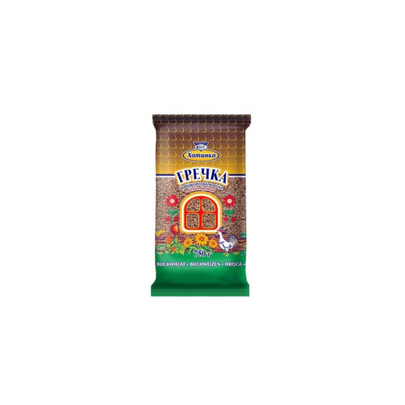 K934 HATINKA BUCKWHEAT GROATS UNGROUND (10X750G)