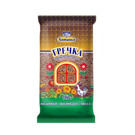K934 HATINKA BUCKWHEAT GROATS UNGROUND (10X750G)