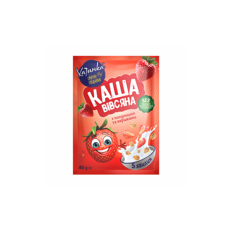 K946 HATINKA INSTANT OATMEAL STRAWBERRIE (96X40G)