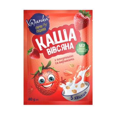 K946 HATINKA INSTANT OATMEAL STRAWBERRIE (96X40G)
