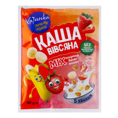 K947 HATINKA INSTANT OATMEAL STRAWBERY BANANA (96X40G)