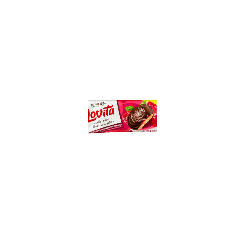 K897 ROSHEN LOVITA JELLY COOKIES WITH RASPBERRY FLAVOR (21X135G)