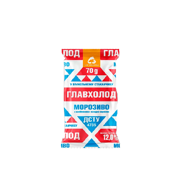 C894 THREE BEARS ICE CREAM HLAVHOLOD WAFFLE CUP(28X70G)